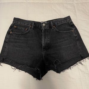 Agolde Parker SIZE 28 Black Jean Shorts